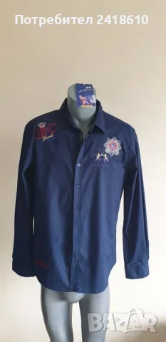 La Martina Italy Stretch Cotton Slim Fit Mens Size L  НОВО! ОРИГИНАЛ! МЪЖКА РИЗА!, снимка 10 - Ризи - 50023852