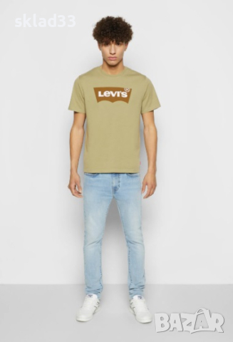 1036	Мъжка тениска LEVIS - размер М, снимка 2 - Тениски - 44994514