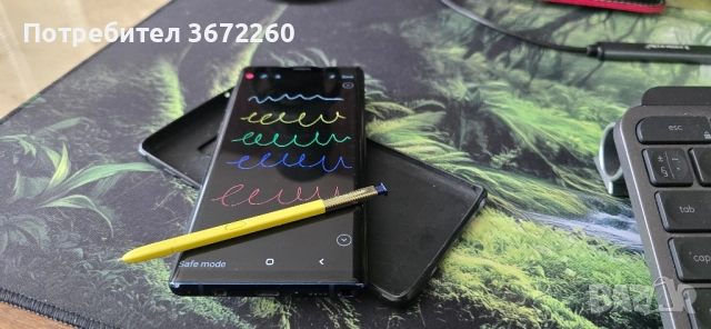 *МОКРЕН* Samsung Galaxy Note9, 512 GB + 8GB RAM, външно - отличен