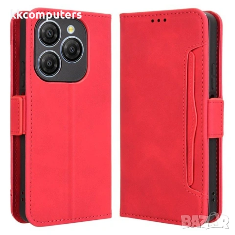 Blackview Shark 9 5G2 Magnetic Wallet2 Кожен Калъф и Протектор