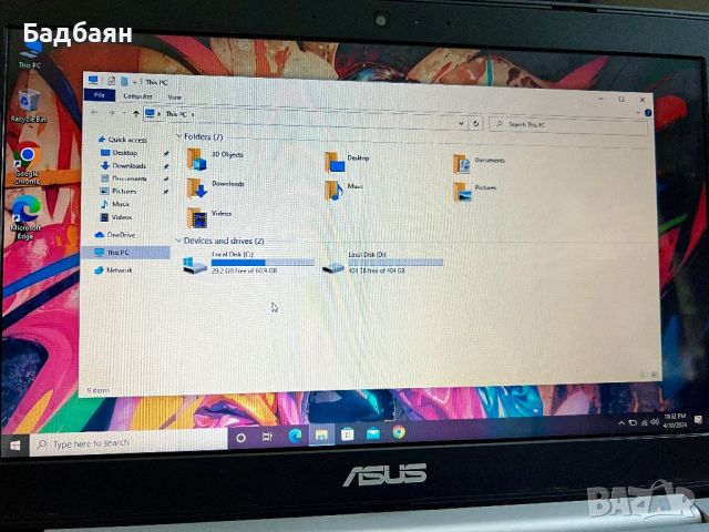 Лаптоп Asus / 11.6 / 4GB Ram / 500GB , снимка 8 - Лаптопи за дома - 45535537