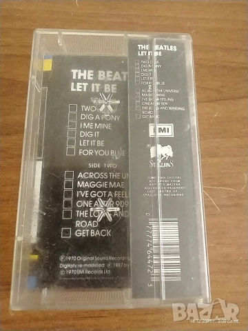 Рядка аудио касета The Beatles – Let It Be, снимка 2 - Аудио касети - 52792633