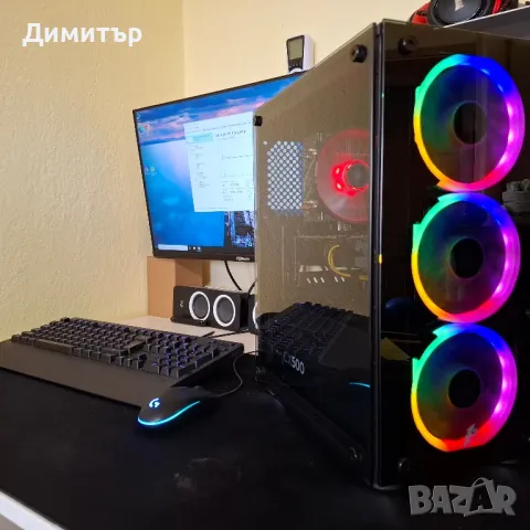 Настолен Компютър - Бюджетен (I5 6th, 8GB, RX560 4G, SSD) - Windows 10 , снимка 1 - Геймърски - 48808149