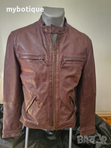 Мото яке leo italiano st tropez vitage естествена кожа 