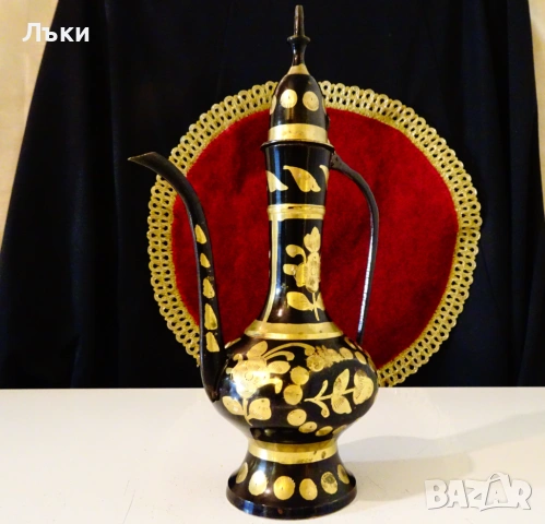 Бронзова ваза,свещник,позлата. 