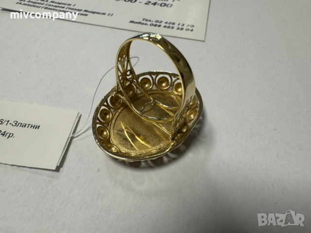 Златен пръстен 6.24гр., снимка 4 - Пръстени - 53995660