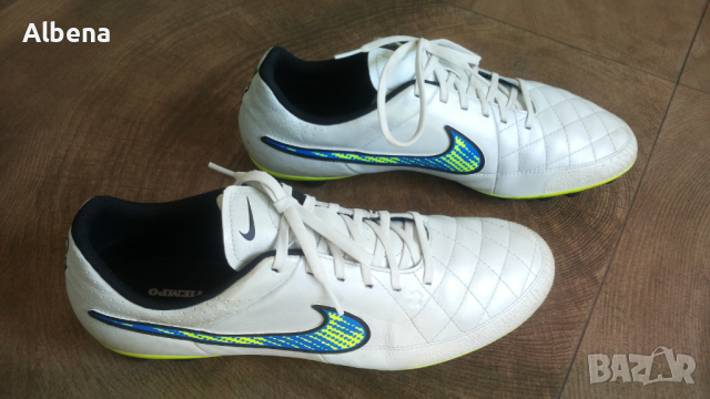 NIKE TIEMPO Real Leather Football Boots Размер EUR 45 / UK 10 бутонки 119-14-S, снимка 2 - Спортни обувки - 44979182