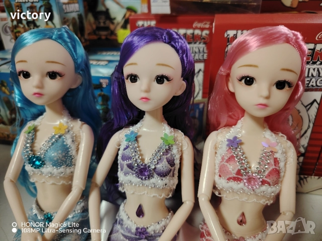 Кукла русалка 45см., снимка 4 - Кукли - 52465525