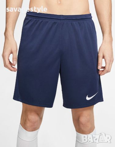 Мъжки къси панталони NIKE Park III Dri-FIT Shorts Navy, снимка 4 - Други - 45762340