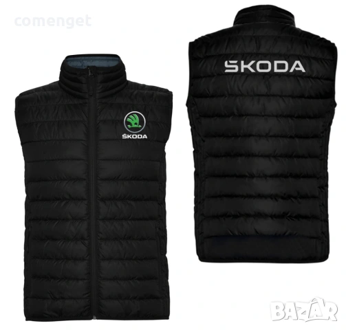 Мъжко яке без ръкави / елек, грейка ШКОДА / SKODA - 6 ЦВЯТА!, снимка 2 - Якета - 53076203
