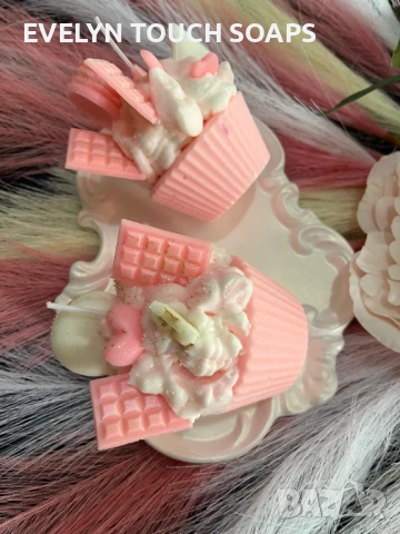 Декоративна ароматна свещ – мъфин, снимка 2 - Други - 51268222