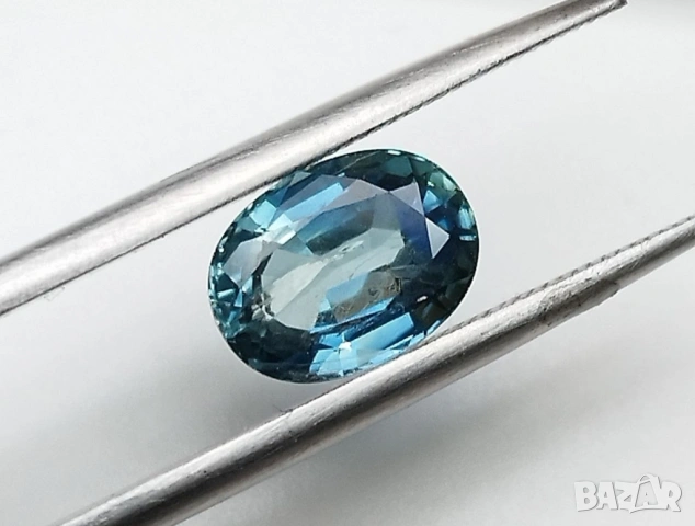 Красив естествен син сапфир с отличен размер 1,92 карата! Сертификат!