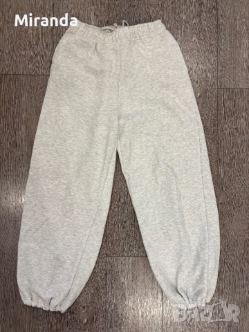 Zara спортно долнище светлосиво М, снимка 5 - Спортни екипи - 52156473