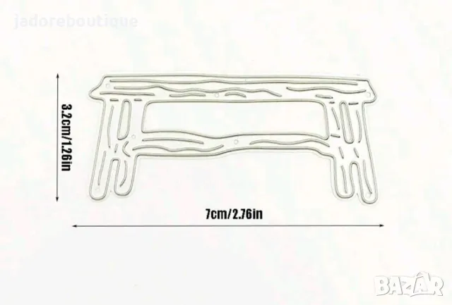 Щанца за изрязване и релеф Пейка, снимка 1 - Други - 49188611