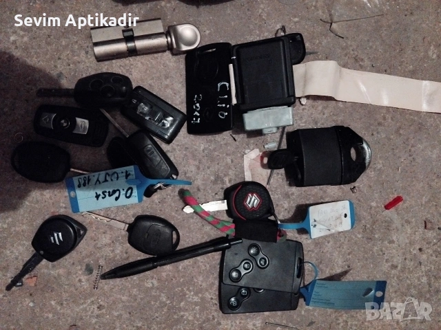 Ключове за различни модели автомобили 