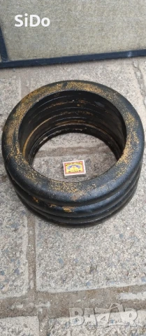 Комплект 4 твърди гуми за джанти на работна количка , снимка 3 - Селскостопанска техника - 50850696