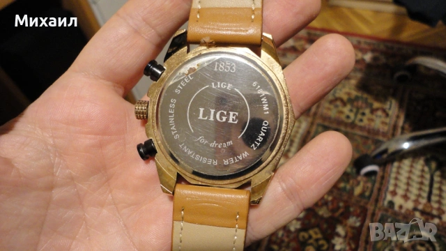 Часовник Lige 1853, снимка 2 - Мъжки - 53878735