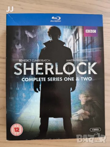 Sherlock Complete Series One and Two Блу рейфилм без български субтитри, снимка 1 - Blu-Ray филми - 47343027