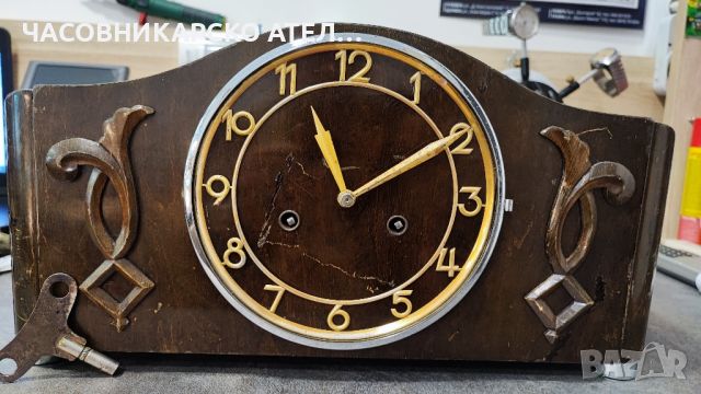 Часовник Стар немски настолен с биене