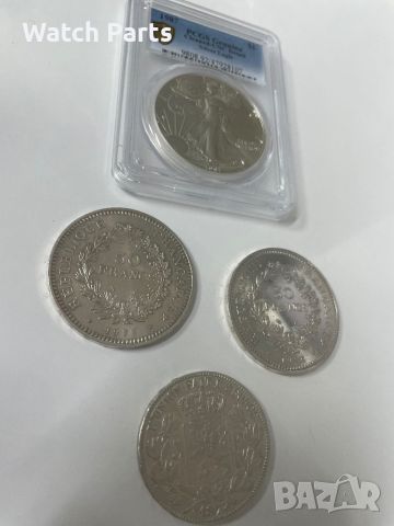 Сребърни монети 4 броя, снимка 4 - Нумизматика и бонистика - 45766217