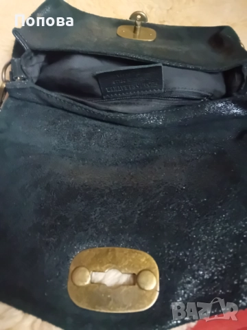 Уникална италианска чанта естествена кожа , снимка 5 - Чанти - 52195136