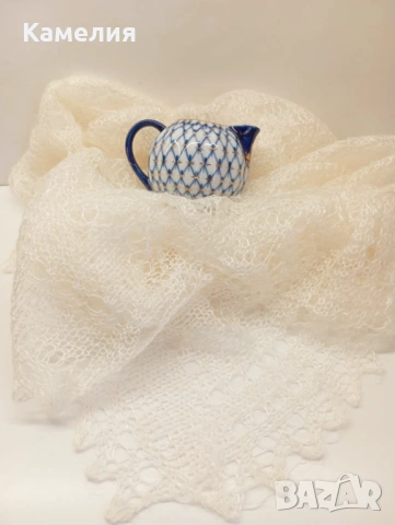 Шал от кози пух , снимка 8 - Шалове - 53211888