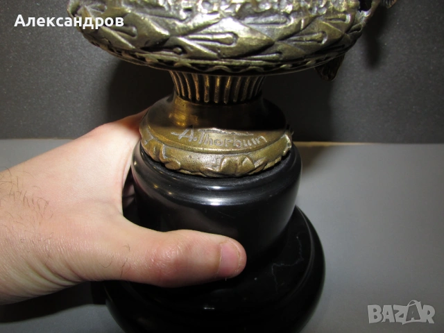 Соко. бронзова авторска фигура сокол 31 см и тегло 4кг., снимка 5 - Колекции - 53723576