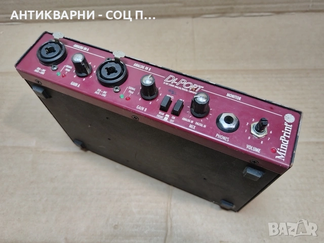 Немски DI-PORT MINDPRINT 24' Битов Стерео Аналогов Цифров Конвертор Предусилвател. / НОМЕР 1635., снимка 6 - Антикварни и старинни предмети - 53687926