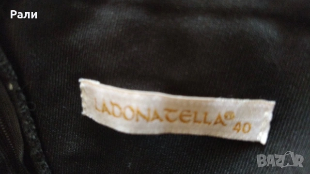 Официална къса черна рокля 40 размер, снимка 3 - Рокли - 53104244