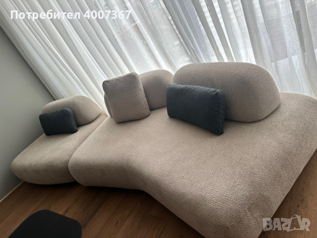 Продавам комплект три нови модерни дивана, снимка 4 - Дивани и мека мебел - 44448027