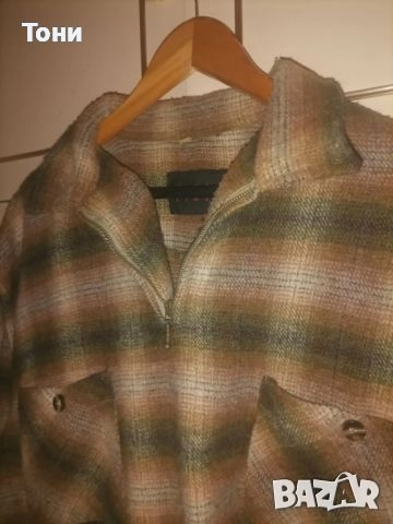 Нова Мъжка Зимна Вълнена Блуза L, снимка 3 - Блузи - 52791125