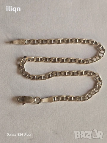 Сребърна гривна. 20см. Цена 22,99лв. За Севлиево безплатна доставка., снимка 4 - Колиета, медальони, синджири - 50799204