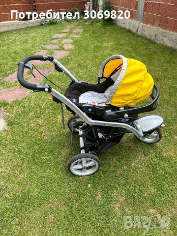 Chicco столче за новородено+ колесник, снимка 5 - Детски колички - 46321921