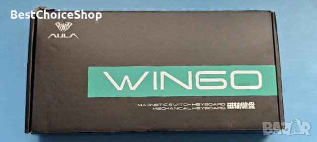 Гейминг AULA WINGO60 Magnetic Switch 61-key механична клавиатура, снимка 2 - Клавиатури и мишки - 54093416