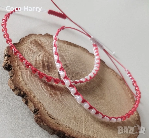 Комплект мартенички,минималистични, ръчно изработени , снимка 3 - Подаръци за жени - 53353736