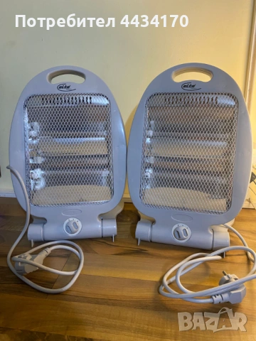 Спешно! 2 броя електрически отоплителни печки (лъчисти) – Работещи