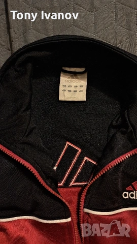 ADIDAS червено-черно горнище 14 годишно, снимка 2 - Детски анцузи и суичери - 53905787