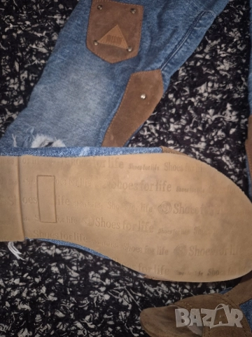 Alessa летни ботуши деним, снимка 4 - Дамски ботуши - 52519268