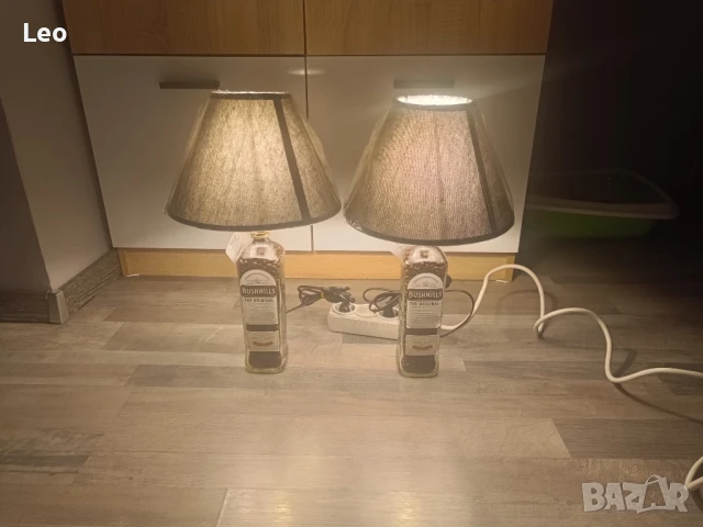 Нощни лампи от Бутилки Bushmills, снимка 9 - Лед осветление - 50928080