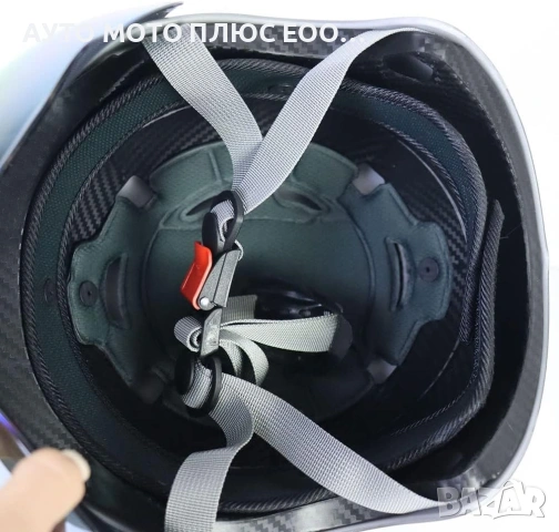 Каска за мотор с тъмен визьор - Черен мат, снимка 4 - Аксесоари и консумативи - 54221685