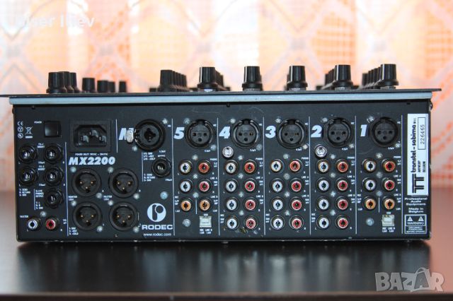 Продавам RODEC MX 2200 DJ mixer, снимка 2 - Ресийвъри, усилватели, смесителни пултове - 45350472