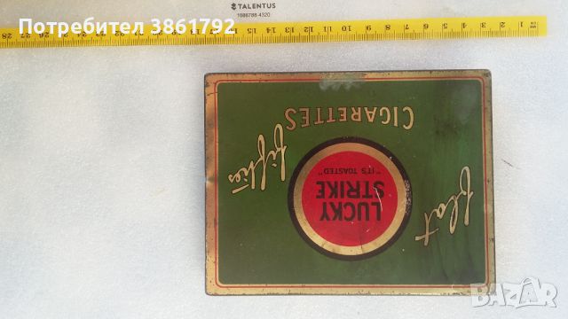 Метална кутия от пурети LUCKY STRYKE, снимка 1 - Колекции - 46270107