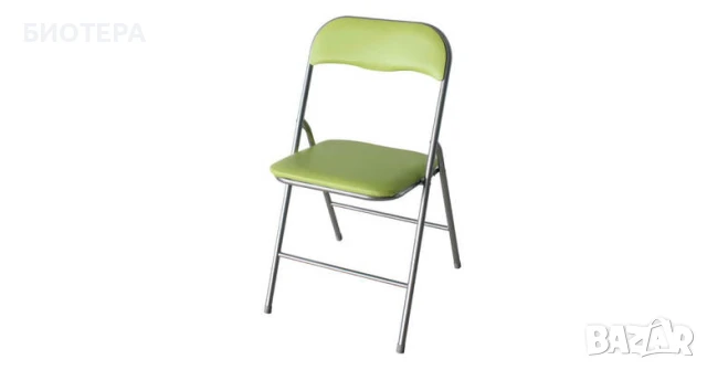 Сгъваем стол PARIS 44Х45Х78 CМ. Зелен, снимка 4 - Столове - 50637434
