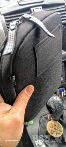 Черна тактическа чанта за оръжие от Еко кожа и плат/кордура/, снимка 6 - Оборудване и аксесоари за оръжия - 51989191