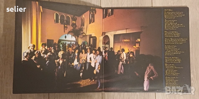 Eagles ‎– Hotel California Издание 🇬🇧 UK 1976г -GATEFOLD Състояние на винила:NEAR MINT Състояние н, снимка 2 - Грамофонни плочи - 53081522