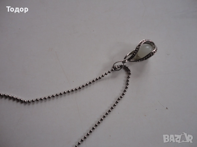 Страхотно колие с камък , снимка 5 - Колиета, медальони, синджири - 52668808