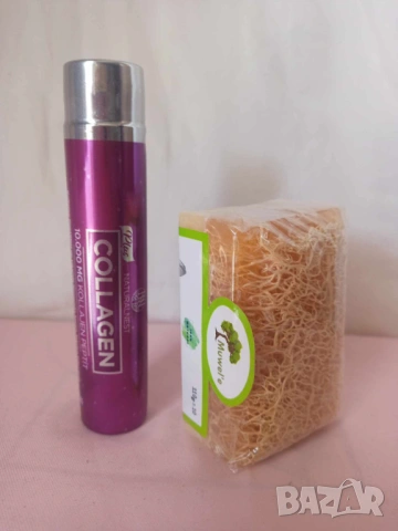 Промо комплект 966-колаген шот 40 мл. и сапун с тиквени влакна