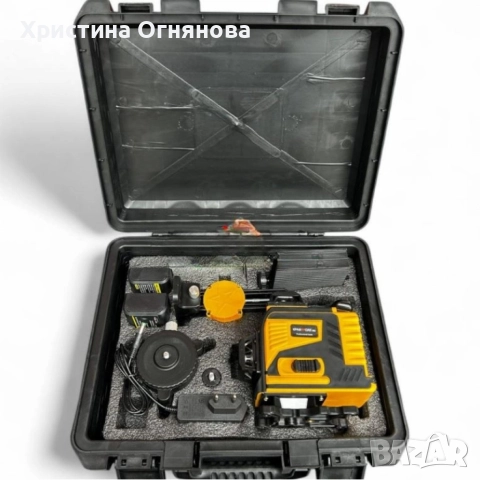 Лазерен нивелир с тринога CASE32 + Подарък многофункционална чанта за инструменти KKL103, снимка 13 - Други инструменти - 52980631