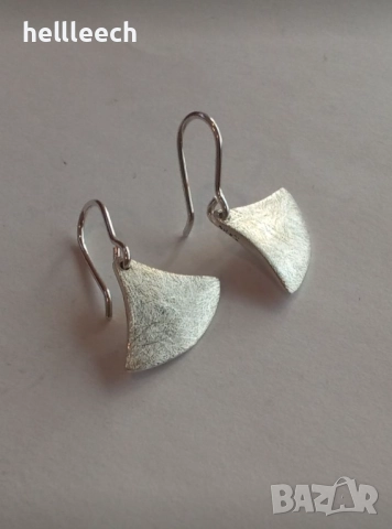 Сребърни обеци, снимка 3 - Обеци - 52827938