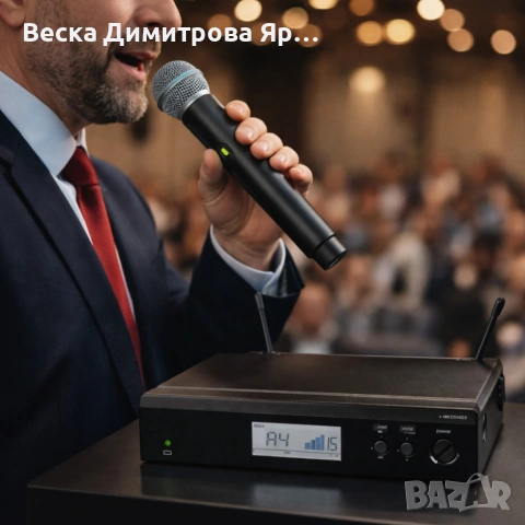 Професионален безжичен вокален микрофон за сцена и студио BLX, снимка 3 - Микрофони - 53786970